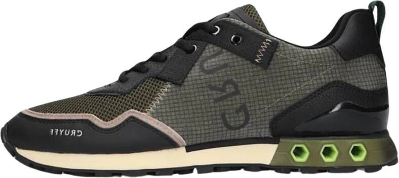 Cruyff Lage Sneakers Superbia Zwart Suède Multicolor Heren