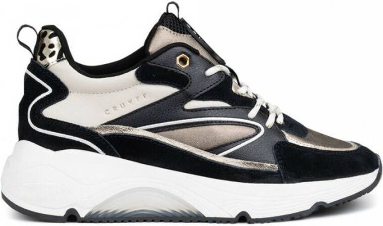 Cruyff Madina Bold Lage sneakers Leren Sneaker Dames Zwart - Foto 4