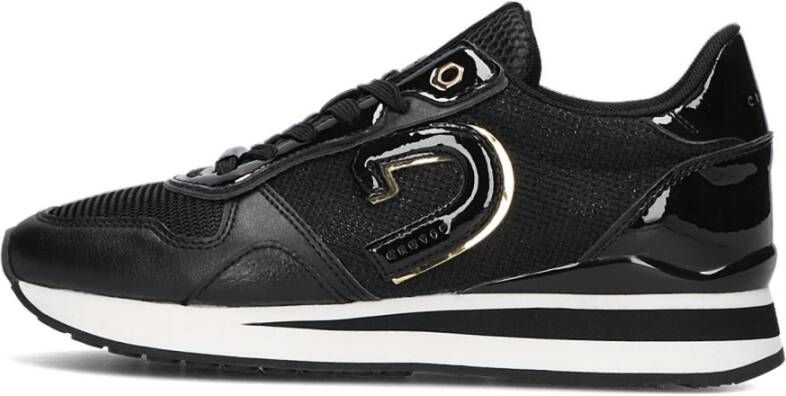 Cruyff Parkrunner Lux Black Gold Zwart Leer Lage sneakers Dames - Foto 4
