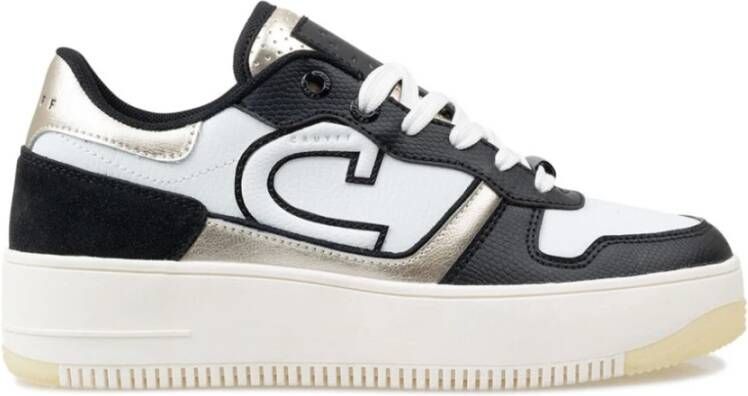 Cruyff Campo low lux black gold Zwart Leerlook Lage sneakers Dames - Foto 3
