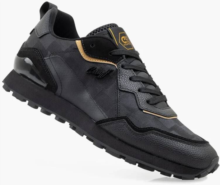 Cruyff Minimalistische Zwart Goud Sneakers Multicolor Heren
