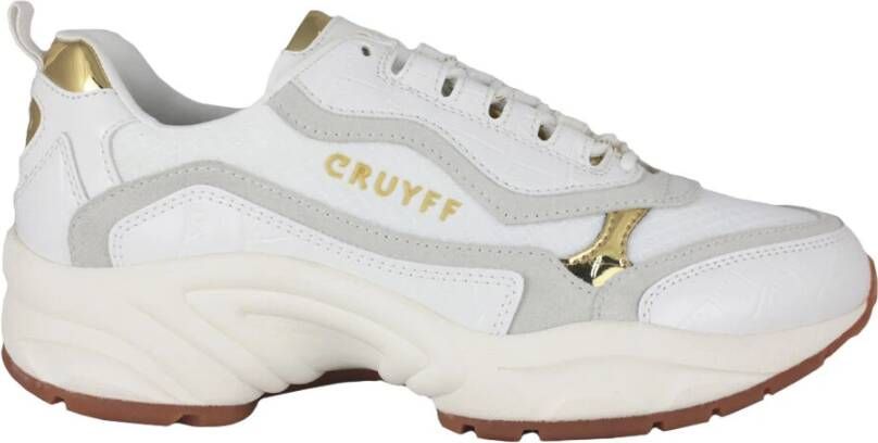 Cruyff Ghillie wit goud sneakers dames(CC7791201310 )