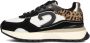 Cruyff Hyde Runner black beige leopard Zwart Leerlook Lage sneakers Dames - Thumbnail 2