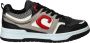 Cruyff Zwarte Leren Sneakers met Rode Accenten Multicolor Dames - Thumbnail 2