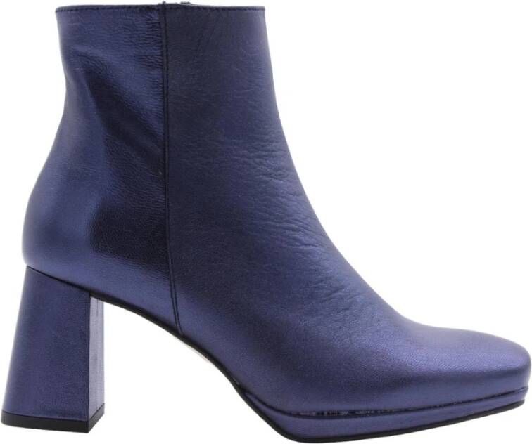 Ctwlk. Enkellaars Blauw Dames