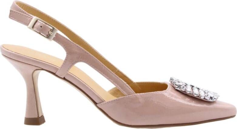 Ctwlk. Peep Toe Peep Heel Beige Dames