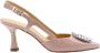 Catwalk Peep Toe Peep Heel Beige Dames - Thumbnail 2