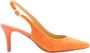 Ctwlk. Peep Toe Hiel met Petticoat Orange Dames - Thumbnail 2