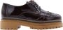 Ctwlk. Stijlvolle Veterschoen Olaf Brown Dames - Thumbnail 2