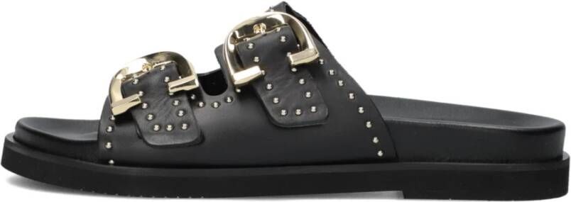 Ctwlk. Zwarte Valtea Slippers voor Vrouwen - Foto 3