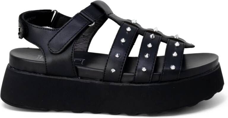 Cult Zwarte Sandalen met Gesp Strik voor Dames Black Dames