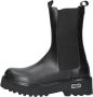 Cult Zwarte platte schoenen met D Beatle Alto Fondo Slash Black Dames - Thumbnail 5