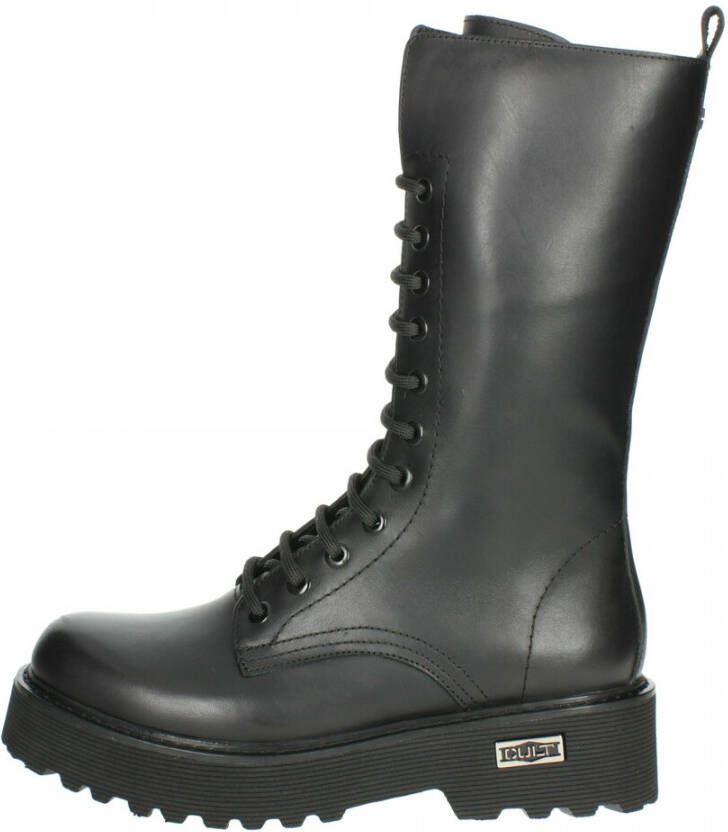 Cult Zwarte Laarzen Clw332400 Collectie Herfst Winter 2024 2025 Black Dames