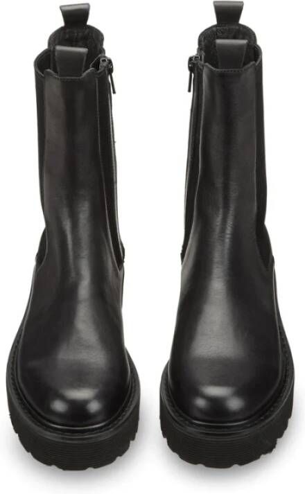 Cult Zwarte platte schoenen met D Beatle Alto Fondo Slash Black Dames - Foto 3