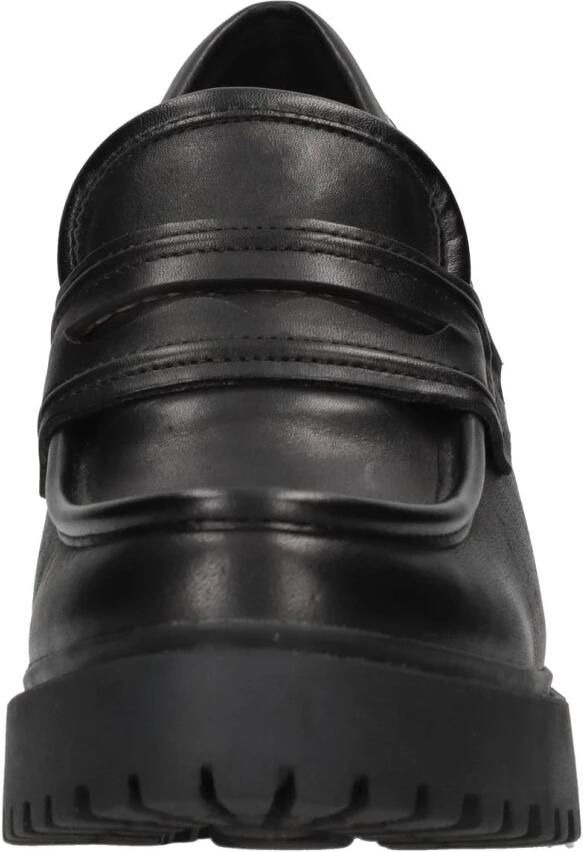 Cult Zwarte Leren Loafers met Contrasterend Detail Black Dames - Foto 3