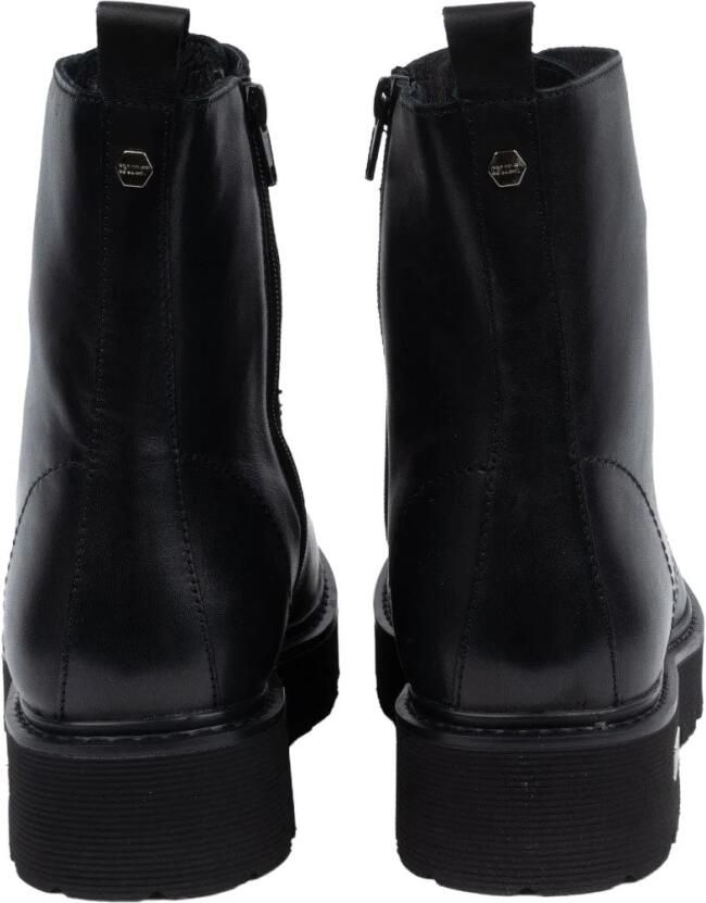 Cult Zwarte Leren Enkellaarzen Zwart Heren - Foto 3