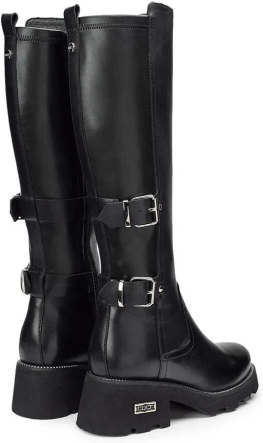 Cult Zwarte Leren Laarzen voor Dames Black Dames - Foto 2