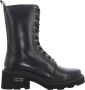 Cult Zwarte Veterschoenen van Leer voor Vrouwen Black Dames - Thumbnail 1