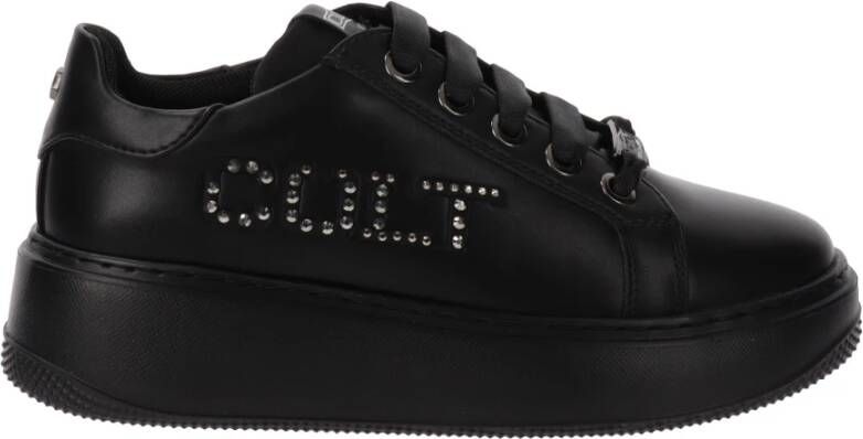 Cult Dames Sneakers van imitatieleer Black Dames