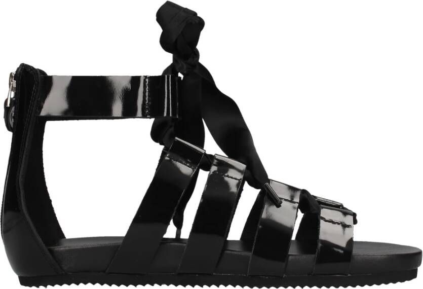 Cult Damesandaal met Decoratieve Banden Black Dames