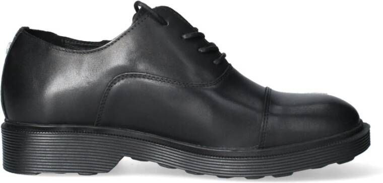 Cult Elegante Oxford Leren Schoenen Black Heren