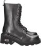 Cult Zwarte Veterschoenen van Leer voor Vrouwen Black Dames - Thumbnail 19