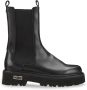 Cult Zwarte platte schoenen met D Beatle Alto Fondo Slash Black Dames - Thumbnail 19