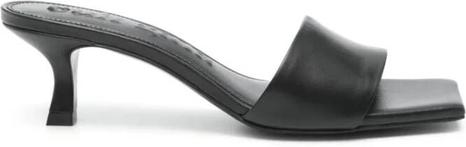 Cult Gaia Zwarte Sandalen met Middelhoge Hak