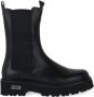 Cult Zwarte platte schoenen met D Beatle Alto Fondo Slash Black Dames - Thumbnail 9