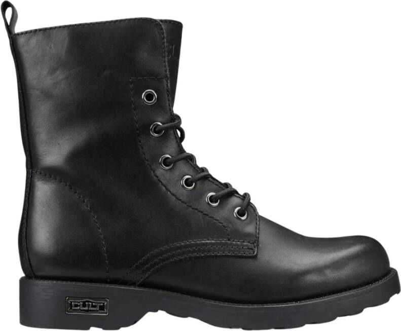 Cult Lace-up Boots Zwart Dames