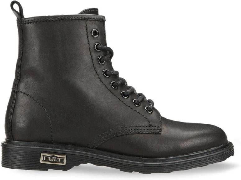 Cult Lace-up Boots Zwart Dames