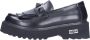Cult Zwarte platte schoenen Mocassino Herfst Winter 2023 2024 Collectie Black Dames - Thumbnail 7