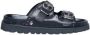 Cult Lage Leren Sandalen Lente Zomer Collectie Black Dames - Thumbnail 4