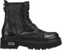 Cult Zwart Mesh + Strass Platte Schoenen Black Dames - Thumbnail 1