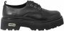 Cult Leren Platte Veterschoenen Black Dames - Thumbnail 2