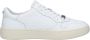 Cult Witte Leren Sneakers met Ademende Gaten en Vetersluiting White Heren - Thumbnail 1