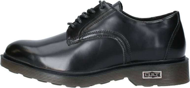 Cult Klassieke Oxford Schoenen Zwart Leer Black Heren