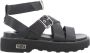 Cult Urban Chic Leren Sandalen Black Dames - Thumbnail 1