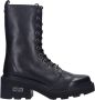 Cult Zwarte Veterschoenen van Leer voor Vrouwen Black Dames - Thumbnail 11