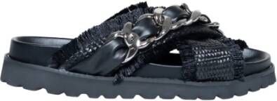 Cult Zwarte Platform Sandalen voor Vrouwen Black Dames