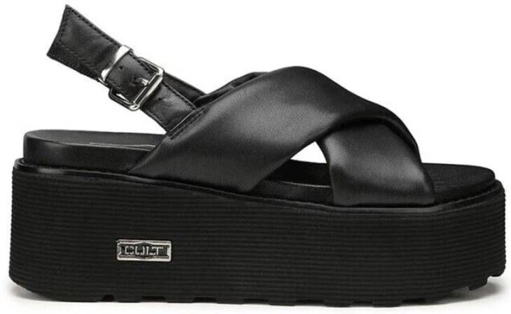 Cult Zwarte Sandalen voor Vrouwen Black Dames