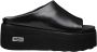 Cult Zwarte Slide Sandalen met 6 cm Band Black Dames - Thumbnail 4