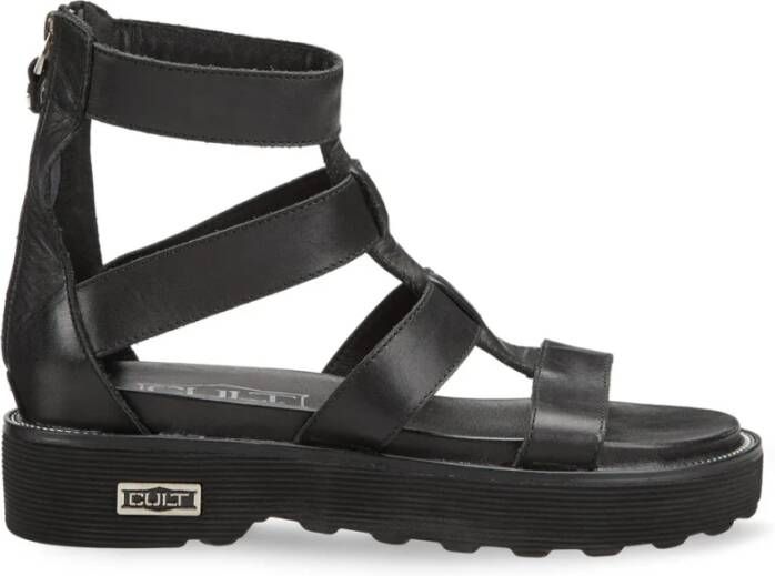 Cult Zwarte Ziggy Sandalen Black Dames
