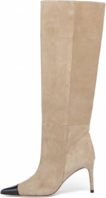 Custommade Laarzen met hakken Beige Dames