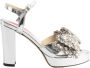 Custommade Metallic Hoge Hak Sandalen Gray Dames - Thumbnail 5