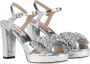 Custommade Metallic Hoge Hak Sandalen Gray Dames - Thumbnail 1