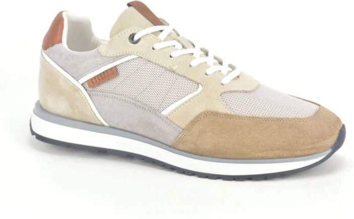 Cycleur de Luxe Beige Combi Runner Sneakers Beige Heren