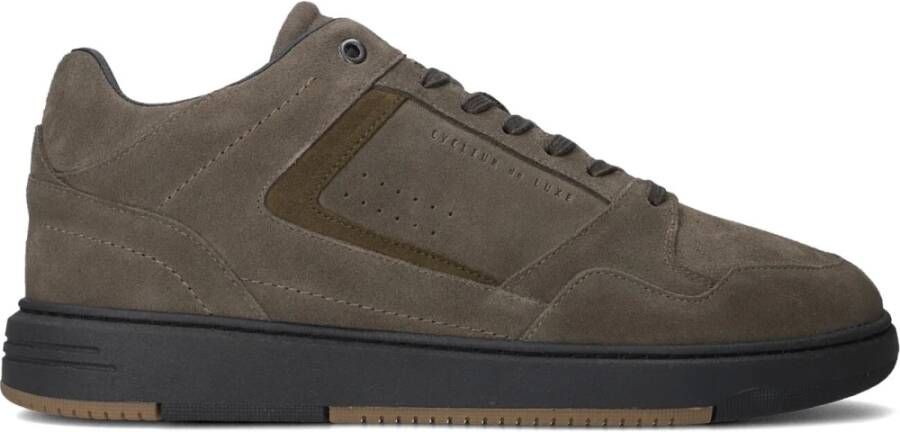 Cycleur de Luxe Groene Suède Sneakers voor Heren