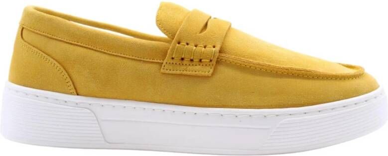 Cycleur de Luxe Lidewei Mocassin Stijlvolle en Comfortabele Schoenen Yellow Heren