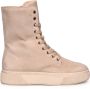 Cycleur De Luxe Endo Veterboots Laarzen Met Veters Dames Beige - Thumbnail 2
